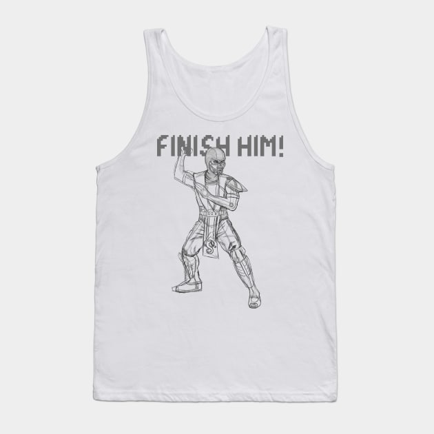 FINISH HIM! Tank Top by ohmybatman